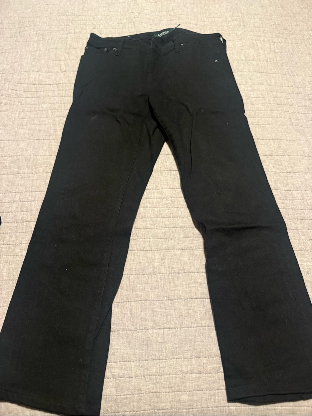 Ralph Lauren Women’s Black Jeans, Size 6P